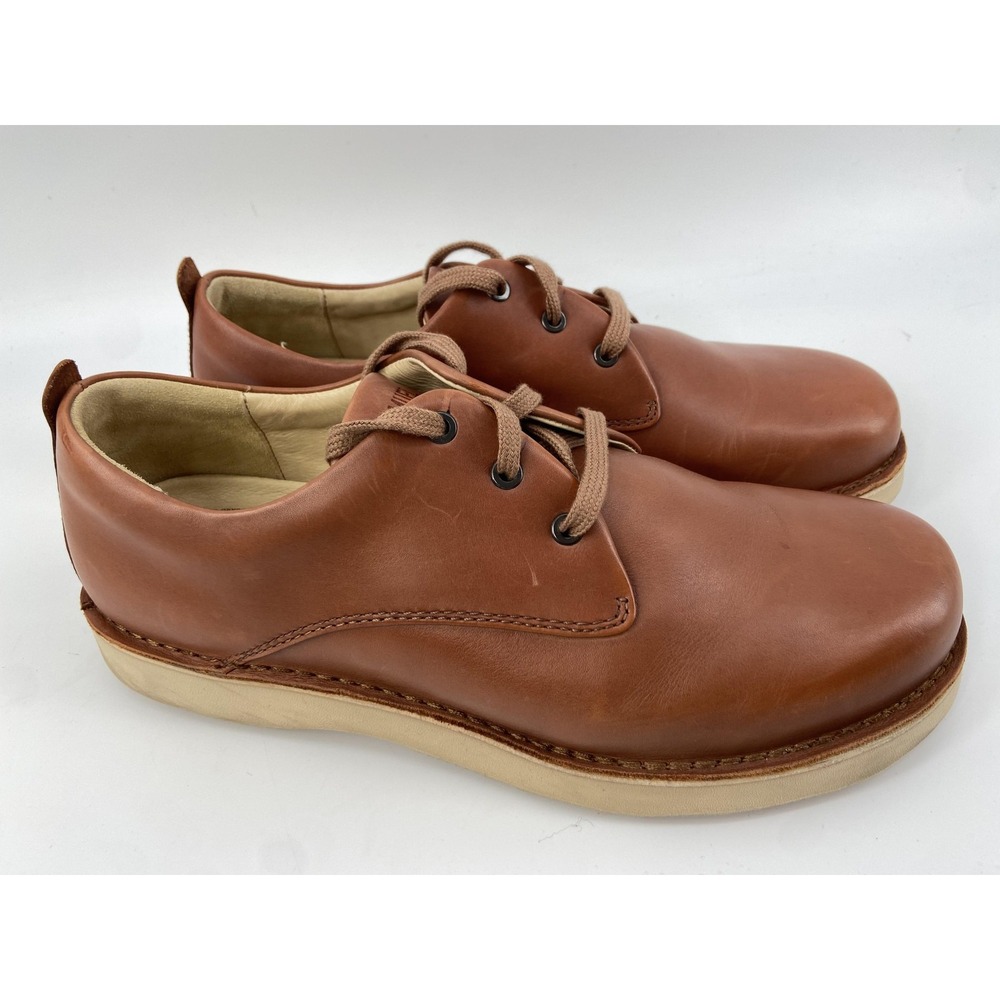 Samuel Hubbard Shoes Mens 12 Wide Brown Free Oxford Leather Casual Walk Lace Up